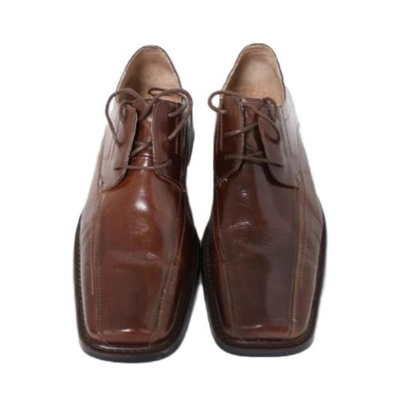 Fratelli Select Leather Cognac Shoes - 9.5 - Picture 1 of 7